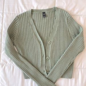 Windsor Sage Green Knit Cardigan